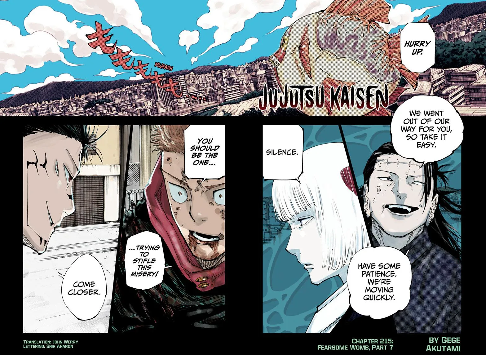 Jujutsu Kaisen, CHAPTER 215 - Read in English