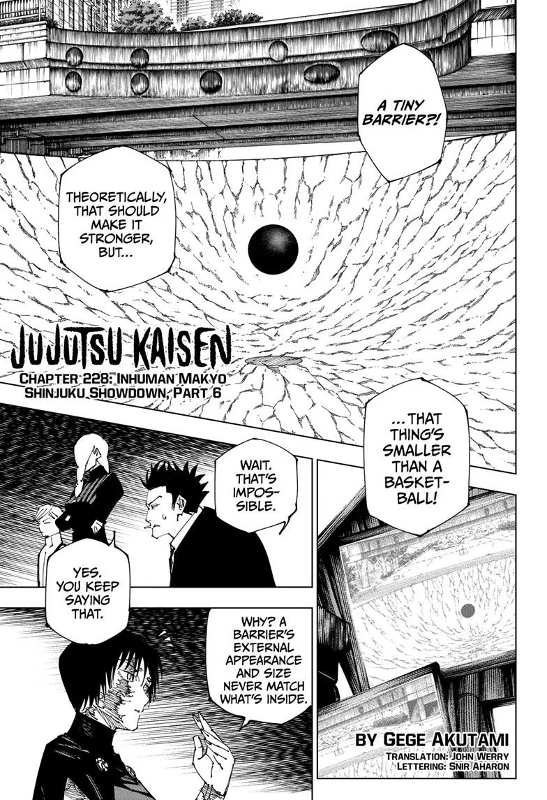 Jujutsu Kaisen, CHAPTER 228 - Read in English